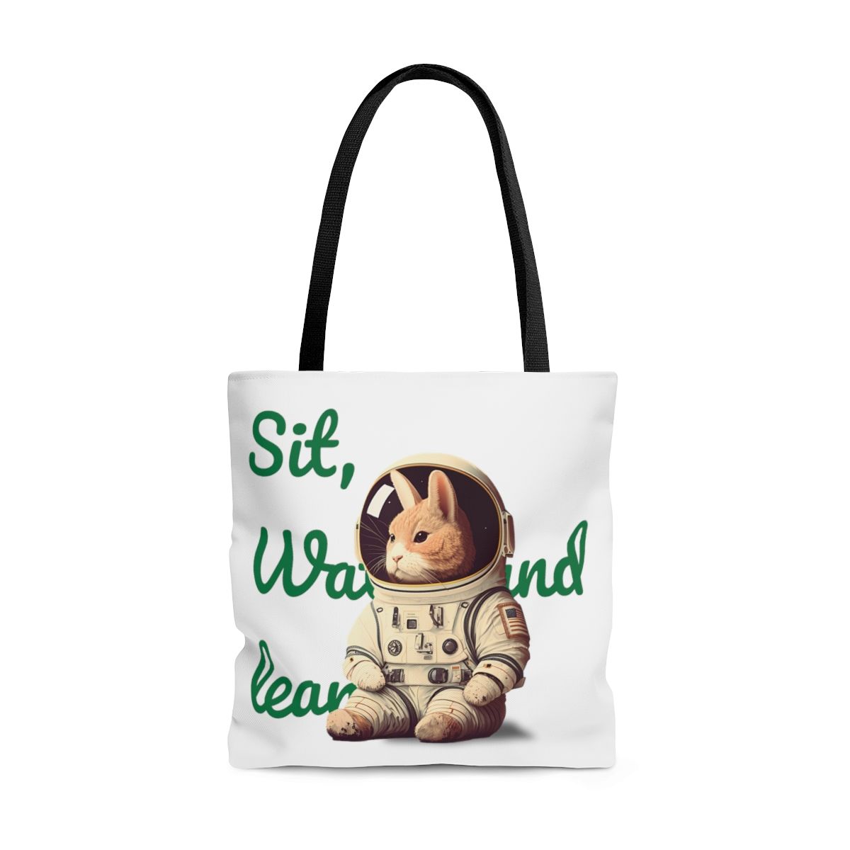 Astronaut Bunny Cute Tote Bag