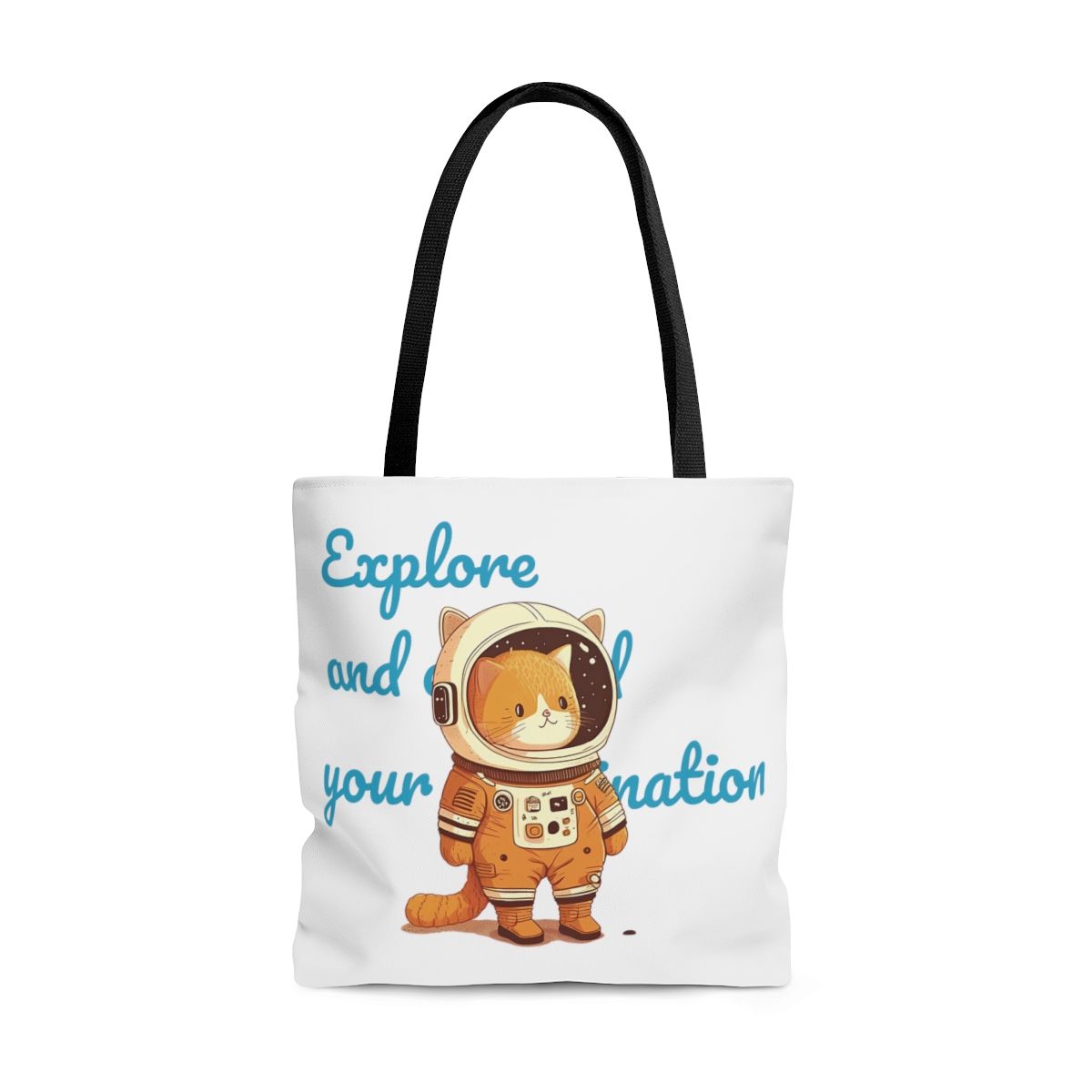 Astronaut Cat Cute Tote Bag