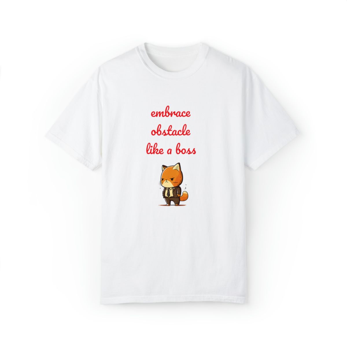 Boss Cat Unisex Garment-Dyed T-shirt