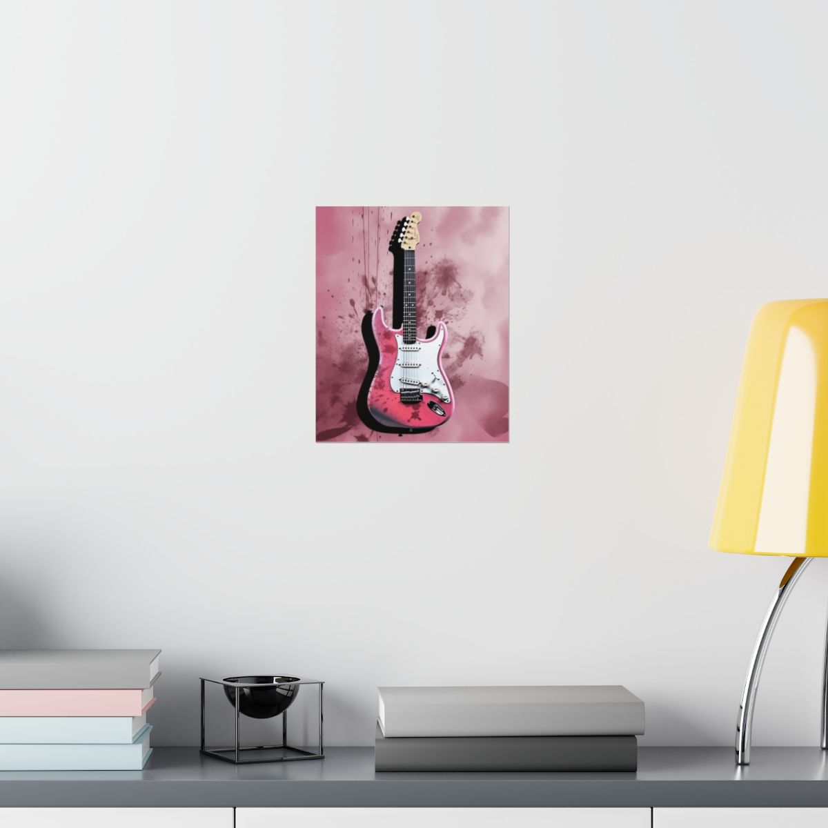 Pinky Guitar Poster Posters