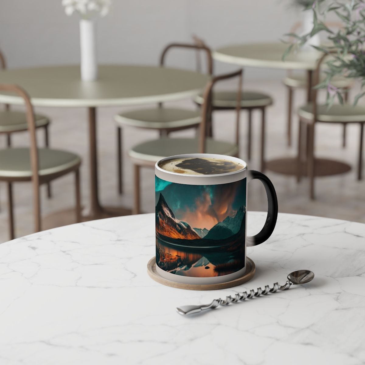Reflecting landscape Color-Changing Mug, 11oz