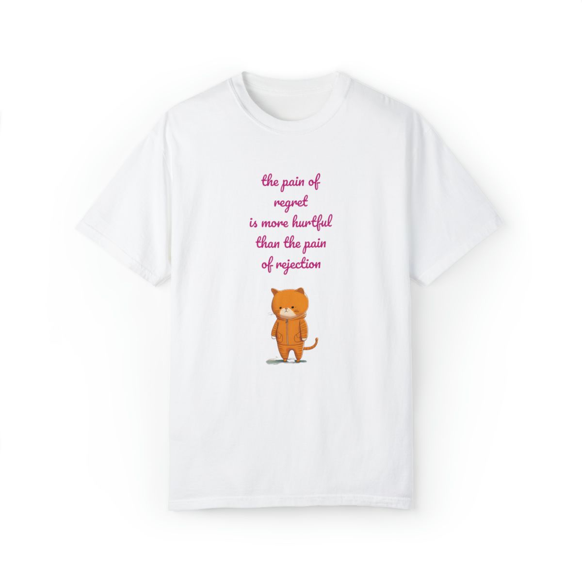 Sober Cat Unisex Garment-Dyed T-shirt